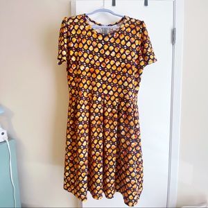 NWT, LulaRoe Amelia Fall Dress, 3X